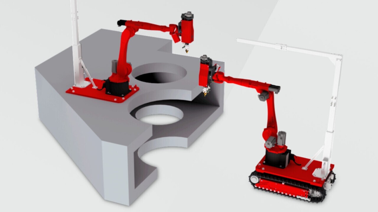 Use of the ALOflex on a component or crawler unit