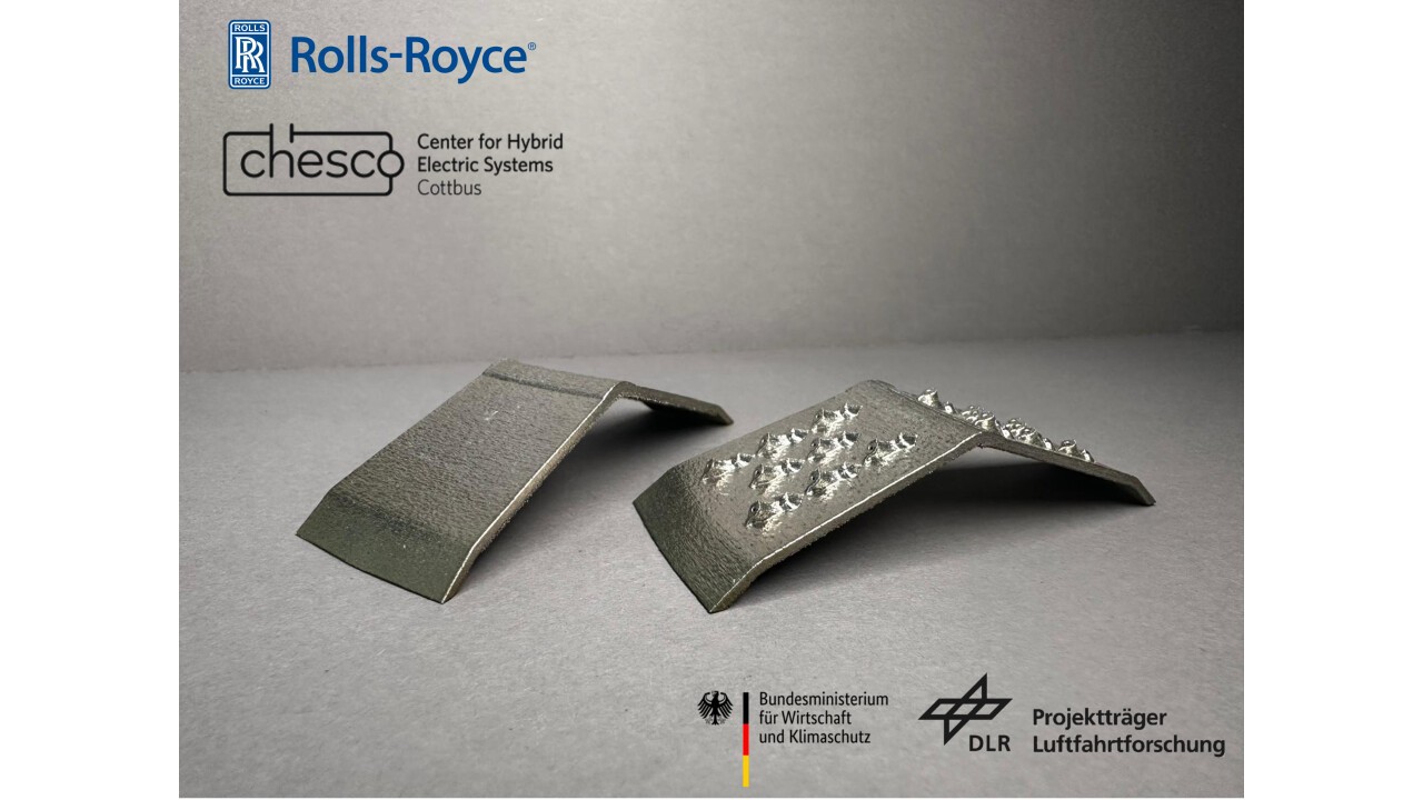 Support-free printed combustion chamber segments; Copyright: CHESCO GmbH und Rolls-Royce Deutschland Ltd & Co KG